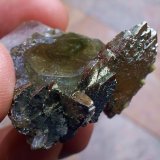 Marcasita y Fluorapatito
3,5 x 2 cm
(Autor: Cristalino)