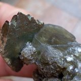 Marcasita y Fluorapatito
3,5 x 2 cm
(Autor: Cristalino)