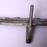 Stibnita (Estibina)
6,6 x 4,3 cm
(Autor: Cristalino)