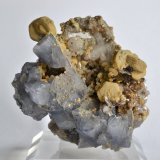 Fluorapatito (grupo Apatito), Siderita
5,5 x 3,5 x 3cm
(Autor: Raúl S. Llorente)