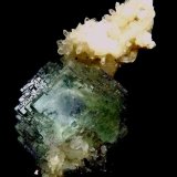 Fluorita y Cuarzo.
55x35 mm.
(Autor: Jesus Franquesa Baucells)