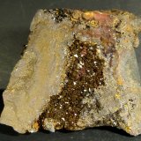 Jarosita en Hematites
7,5 x 7 x 2,5 cm.
(Autor: Felipe Abolafia)