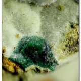 Olivenita, malaquita.
Encuadre 6 mm.
(Autor: Rafa Muñoz(mineralvarado))