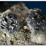 Hematites sobre Calcita
Encuadre 16 mm.
(Autor: Rafa Muñoz(mineralvarado))