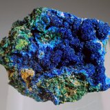Azurita y Malaquita
Medida: 4,0 x 3,2 x 1,8 cms
(Autor: Joan Martinez Bruguera)