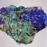 Azurita y Malaquita
Medida: 4,1 x 3,4 x 1,8 cms
(Autor: Joan Martinez Bruguera)