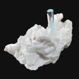 Berilo (variedad aguamarina), Albita
6,9 x 4,9 cm.
(Autor: Xavier bordas)