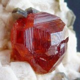 Spessartina (Grupo Granate), 'Mica'
0,8 x o,8 cm. el cristal
(Autor: javier ruiz martin)