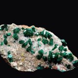 Dioptasa, Calcita
9,7 x 7,2 cm.
(Autor: Xavier bordas)