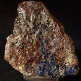 Aragonito, Azurita
9 x 9 cm
(Autor: Pedro Antonio)