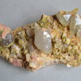 Cuarzo, Microclina, Albita y Clinozoisita.
9'5 x 5'3 cm
(Autor: Jordi Franco)