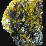 Magnetita, Andradita, Diópsido
7,1 x 5,1 cm.
(Autor: Xavier bordas)