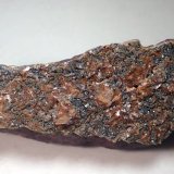 Siderita, Hematites, Calcopirita y Cuarzo
Medida: 10,0 x 4,0 x 3,0 cms
(Autor: Joan Martinez Bruguera)