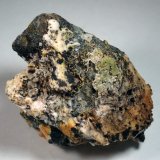 Mimetita, Galena, Cerusita, Barita
Medida: 7,1 x 5,1 x 4,0 cms
(Autor: Joan Martinez Bruguera)
