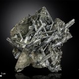 Estibina (Stibnita) con Calcita
110 X 93 mm
(Autor: Manuel Mesa)