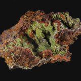 Conichalcita, Duftita, Austinita, Calcita
12,1 x 7,1 cm.
(Autor: Xavier bordas)