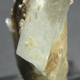 Berilo
2,5 x 1,5 x 1 cm (cristal 1,6 x 0,7 cm)
(Autor: Frederic Varela)