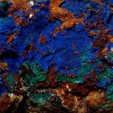 Azurita, Rosasita
7 x 5 cm (encuadre)
(Autor: Frederic Varela)