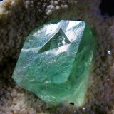 Fluorita y Calcita
Cristal de 2,5 cm.
(Autor: Antonio P. López)