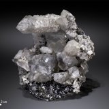Cuarzo, Fluorita, Calcita y Magnetita
102x 102 mm
(Autor: Manuel Mesa)