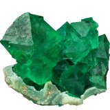 Fluorita, Cuarzo
110mm x 90mm x 55mm. Cristal principal: 48mm de altura, 37mm de arista
(Autor: Carles Millan)