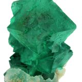 Fluorita, Cuarzo
110mm x 90mm x 55mm. Cristal principal: 48mm de altura, 37mm de arista
(Autor: Carles Millan)