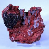 Hemimorfita, Smithsonita, Calcita y óxidos de manganeso
5'9 x 4'1cm.
(Autor: Jordi Franco)