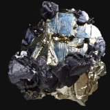 Pirita, Esfalerita
8,2 x 7,5 cm.
(Autor: Xavier bordas)