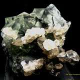 Fluorita y Calcita.
60x60 mm.
(Autor: Jesus Franquesa Baucells)