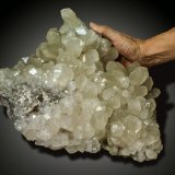 Calcita
370 x 330 mm. Cristal más grande 44mm. Peso 13500 g
(Autor: Manuel Mesa)