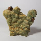 Fluorita y limonita pseudo. Pirita
4,6 x 4,6 x 1,1 cm
(Autor: heat00)
