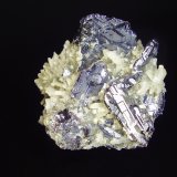 Galena, Cuarzo
7x6 cm
(Autor: geoalfon)