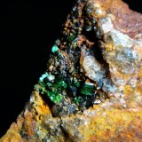 Torbernita
Cristal mayor de 3 mm.
(Autor: Antonio P. López)