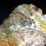Mimetita, Hemimorfita, Duftita, Rosasita
6 x 5 cm.
(Autor: Antonio P. López)