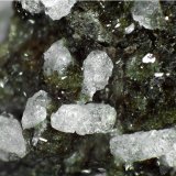 Vesuvianita, Meionita
Campo de visión 6 mm.
(Autor: Antonio P. López)