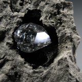 Cuarzo (variedad herkimer)
Cristal de 2,5 cm.
(Autor: Antonio P. López)