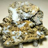 Grosularia, Calcita, Pirita
75 mm x 68 mm. Cristal mayor: 10 mm. Masa: 121 g.
(Autor: Carles Millan)