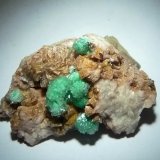 Rosasita con Yeso y Dolomita
50x35 mm.
(Autor: Jesus Franquesa Baucells)