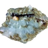 Berilo, casiterita, scheelita, albita, moscovita
115 mm x 84 mm x 34 mm
(Autor: Carles Millan)