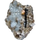Berilo, casiterita, scheelita, albita, moscovita
115 mm x 84 mm x 34 mm
(Autor: Carles Millan)