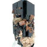 Aegirina, zircón, ortoclasa, parisita-(Ce)
82 mm x 66 mm. Cristal principal: 82 mm de altura
(Autor: Carles Millan)