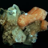Stilbita-Ca (Estilbita-Ca), Fluorapophyllita-(K) (Apofilita)
11.5 x 8.5 cm
(Autor: Pedro Antonio)