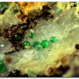 Conicalcita.
Encuadre 2 mm.
(Autor: Rafa Muñoz(mineralvarado))