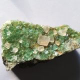 Calcita, Fluorita.
9 x 5 cm.
(Autor: Rafael varela olveira)