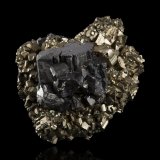 Bournonita con Pirita
Cristal principal: 3,9 cm
(Autor: Museo MIM)