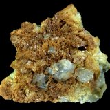Dolomita, fluorita
8 x 7 x 3 cm
(Autor: Javier Rodriguez)