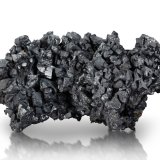 Acantita [Acanthite]
19 x 14 x 10 cm / cristal principal: 3 cm
(Autor: Museo MIM)