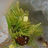 'Agardita' ['Agardite'] y Farmacosiderita [Pharmacosiderite]
1,4 mm.
(Autor: Antonio Abril)
