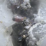 Pirargirita
Campo de visión de 1 mm.
(Autor: Antonio Carmona)