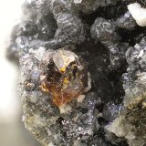Esfalerita sobre Galena
Campo de visión de 5 mm
(Autor: Antonio Carmona)